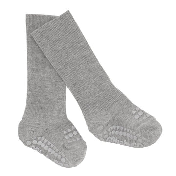 Antirutsch-Socken "Bamboo grey melange" - GoBabyGo